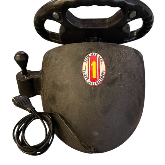 Mad Catz Analog Steering Wheel And Pedals Racing PC Games Computer Wired W/ Box - Picture 6 of 11